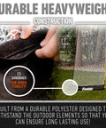 Lacrosse Goal Backstop Net No More Chasing Balls 12 Foot By 9 Foot For Backyard Practice with sandbags for stability