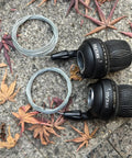 Dope Twist Shifter Pair For MTB Revoshift Left 3 Speed And Right 7 Speed Gear Levers Fits 21 Speed Or 18 Speed Setups