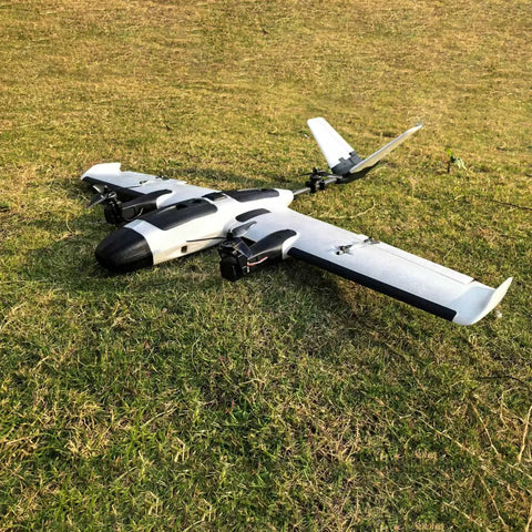 ZOHD Altus 980mm Wingspan Twin Motor V Tail EPP FPV RC Airplane Glueless Assembly Portable Aircraft on grass