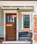 Big Stretch Acrylic Latex Caulking Sealant Flexible Waterproof Sealant That Will Not Crack For Home Improvement cartridge with house exterior