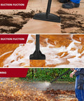 Stainless Steel 4 Gallon Wet Dry Shop Vacuum With Lightweight Portable Design Beast Power 4 HP Motor For Serious Suction Quiet Operation 3 In 1 Function With Attachments For Dry Wet Blowing And Cleanup used for dry debris, wet cleaning, and blowing leaves outdoors