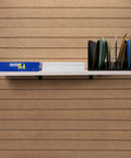 White Melamine Shelf Board Dope Durable Cabinet Replacement Shelf 36 Inch Long 12 Inch Wide For Cabinets Retail Thrift Business Home Or Office Storage Sleek And Sturdy on wall shelf with paper and file organizers