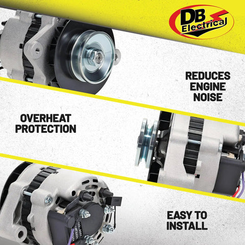 High Output MerCruiser Alternator Replacement For Marine Engines And Boats Direct Fit OEM Parts with overheat protection feature.