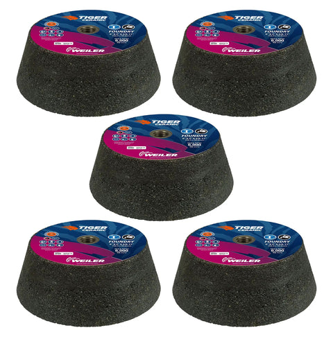 Tiger Ceramic Type 11 Flaring Cup Wheel For Metal Grinding And Deburring With Ultra Microstructure Pack Of 5 on display