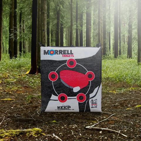 Keep Hammering Heavy Duty Crossbow Target Bag For 54 Pound Bows Adult Archery Block With 76 Layers Of Stopping Power Multicolor bag in forest