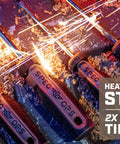 Built Tough Multi Bit Screwdriver Featuring Double Sided Magnetized Tips And Ergonomic MOA Grip with sparks flying.