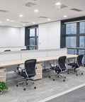 Office space with Five To Six Inch LED Downlight Retrofit Kit Dimmable 4000K Cool White 120 Volt Energy Efficient Lighting
