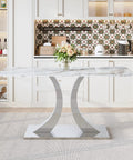 Beefy Industrial Grade Heavy Duty Metal Table Legs For Replacement Use Built From Thick Steel supporting marble tabletop