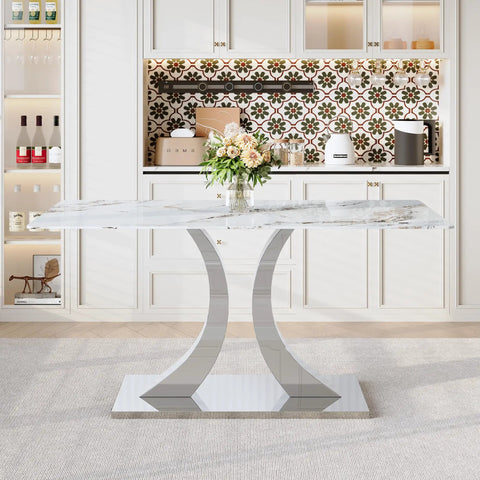 Beefy Industrial Grade Heavy Duty Metal Table Legs For Replacement Use Built From Thick Steel supporting marble tabletop