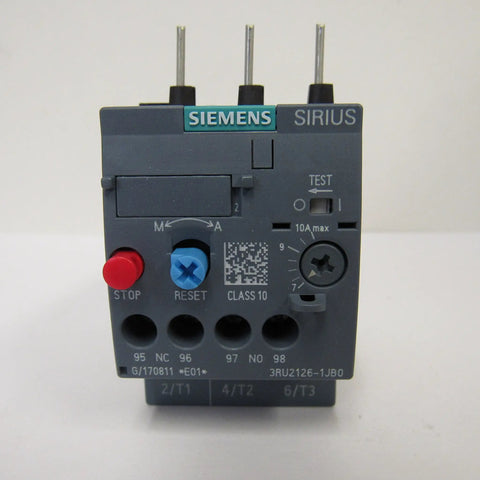 Front view of Pro Grade Thermal Overload Relay 7 To 10 Amp Current Dependent Protection For Motors UL Listed CSA Certified