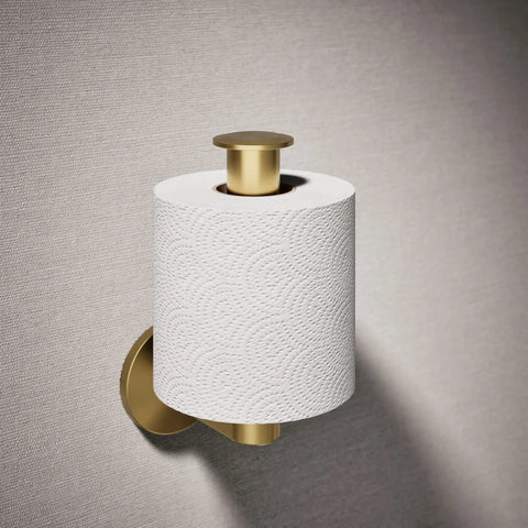 Vertical Toilet Paper Holder For Easy Access In Your Bathroom, Matches Components Faucets And Accessories, Sleek Wall Mount