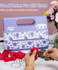 Hands using Portable Automatic A4 Die Cutting Machine With 9 Inch Embossing Kit for DIY crafting