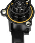 Turbocharger Diverter Valve Drop In Replacement for Audi and Volkswagen models, front view, showing direct-fit design and mounting holes.