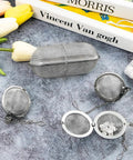 Hella Tough Stainless Steel Ultrasonic Cleaning Baskets Featuring Slick Locking Hooks with small hardware for jewelry and electronics.