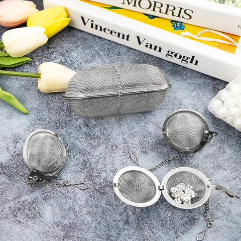 Hella Tough Stainless Steel Ultrasonic Cleaning Baskets Featuring Slick Locking Hooks with small hardware for jewelry and electronics.