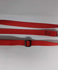 3 Point Dinghy Towing Bridle With Adjustable Middle Leg For Even Pull, 3800 Lb Test, 1 In Red Nylon Webbing, Stainless Steel Hardware