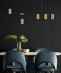 Modern dining room with Dope Charcoal Black Crocodile Texture Wallpaper Non Pasted Needs Adhesive Embossed 3D Wall Covering