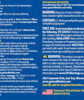 Product label for Durable Water Based Topcoat Satin Finish 1 Pint For Wood Furniture And Cabinets with usage instructions.