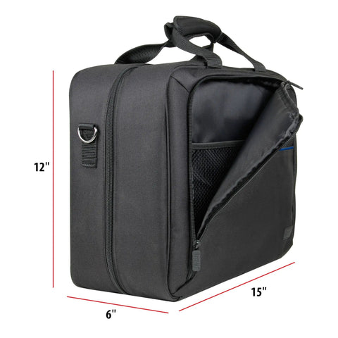 Grab And Go Console Carrying Case For Xbox Series S, Xbox One, And Xbox 360, Water Resistant Travel Case, 15x12x6 inches