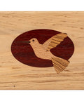 No Sweat 3 Inch Hummingbird Router Inlay Template Cut From Thick Acrylic Delivers Smooth Action Without Corner Chiseling Excellent For Game Changing Woodworking Builds And Custom Cabinetry Built In The Usa decorative inlay of hummingbird on wood