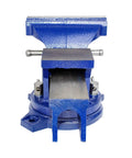 Heavy Duty 4 Inch Bench Vise With 360 Degree Swivel Locking Base Desktop Clamp Cast Steel Construction