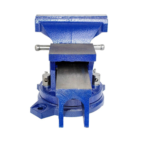 Heavy Duty 4 Inch Bench Vise With 360 Degree Swivel Locking Base Desktop Clamp Cast Steel Construction