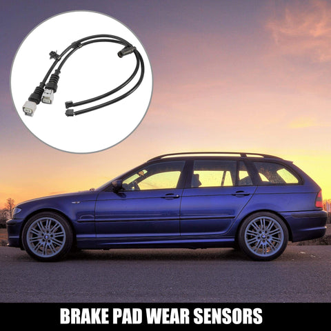 Two front brake pad wear sensor cables for Lexus LS460 (2002-2019)