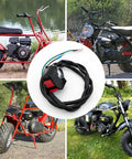 Kill Switch For Predator 212cc And 196cc Mini Bikes And Go Karts Fits Coleman CT100U CT200U BT200X displayed with mini bikes