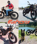 Next Gen Dual Motor Electric Bike For Adults Featuring A Beast Build With 5600W Peak Output And A Huge 60V 80Ah Battery Delivers 250 Plus Miles Of Range with 26 inch fat tires.