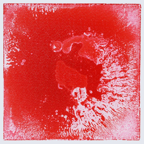 Red liquid design on Interactive 20 Inch Liquid Floor Tiles Set In Six Colors No Setup Non Slip Pressure Tested Non Toxic Sensory Floor Tiles