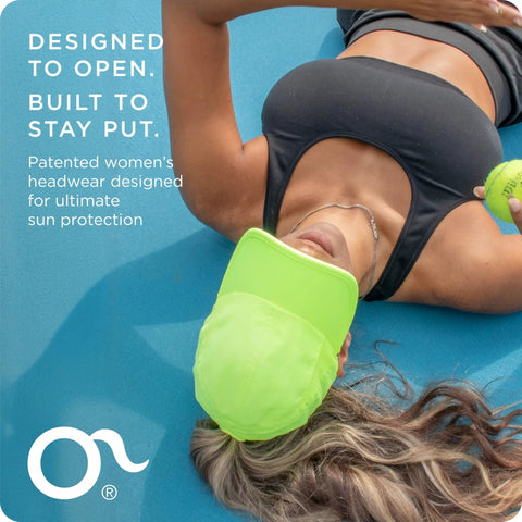 Womens High Ponytail Baseball Cap With Patented Open Back Design For Easy Ponytails And Curls Tangle Free Velcro Ultra Lightweight