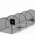 40 Foot Batting Cage For Baseball And Softball With Sock Pocket Freestanding Frame Heavy Duty Net And Portable Backyard Training Gear