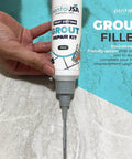 Tile Grout Repair Kit With Premixed Acrylic Sanded Grout For Bathrooms, Showers, And Kitchens, Water Resistant Tube With Applicator, Fills Cracks And Gaps In Grout Lines, Gray Color 8.8 Ounce