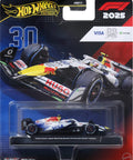 One To Sixty Four Scale Premium Die Cast Formula One Race Car With Real Riders Tires Metal Body And Chassis Includes Display Plinth