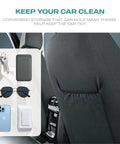 GOGA Mat Oxford Cloth Waterproof Front Seat Covers For Most Cars, SUVs And Trucks with storage pocket detail