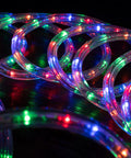 Colorful Outdoor Rope Lights 300 Ft With 3312 LEDs Waterproof ETL Certified 360 Degree Omnidirectional Illumination Flexible Tube