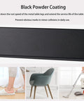 Heavy Duty 6cm Square Tube Metal Table Legs, black powder coat, showing rust resistance and durability in various settings.