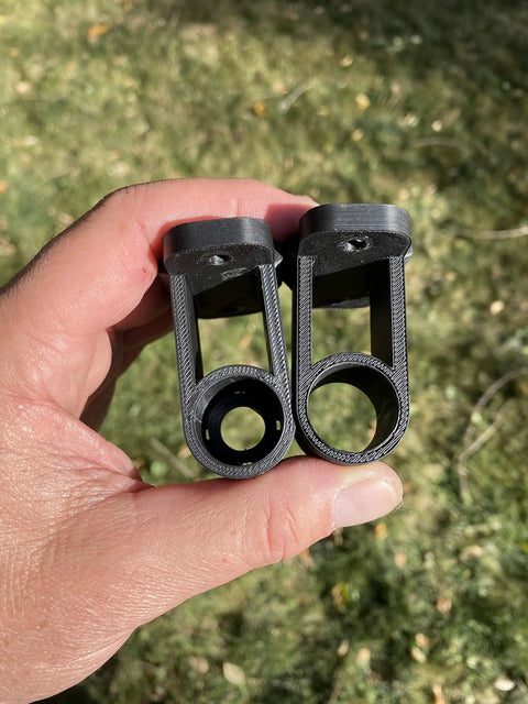 Tiki Torch Deck Or Fence Mount Kit Black For Three Quarter Inch And One Inch Poles Four Sets Keeps Torches Mounted Off Deck Or Rail