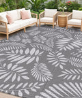 Outdoor Rug For All Weather Use Waterproof Plastic Straw Style Mat Large 5x8 Area Rug For Outdoor Living Yard Vibes