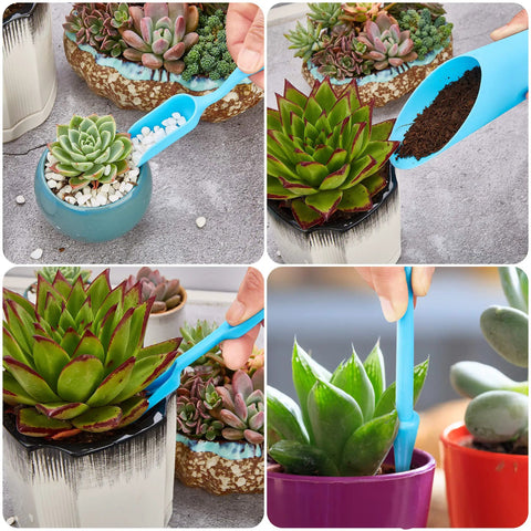 Dope Succulent Tools 19 Piece Mini Garden Tool Set For Transplanting And Plant Care With Potting Tarp Mat Indoor Outdoor Kit For Miniature Fairy Gardens And Home Plant Enthusiasts