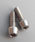 Titanium M7 hex socket bolts for aerospace and automotive use