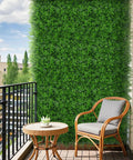 Ultra Dense Realistic Boxwood Hedge Wall Panels 40x120 Inches Covering 33.33 Sq Ft UV Protected Artificial Grass Backdrop For Privacy