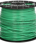 Spool of Stranded THHN 12 Gauge Building Wire 500 Feet Green Copper Conductor for Conduit and Cable Tray Setups