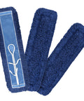 24 Inch Heavy Duty Cotton Dust Mop Refill Washable Replacement Heads For Large Spaces And Warehouses Fits Standard Frames On Hardwood Marble And Concrete 3 Pack.