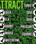 Four Clover Combo Blend Perennial Food Plot Seed 15 Lb EcoPack wildlife attractant illustration