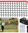 Backyard Golf Practice Net 10Ft 15Ft 20Ft With Multi Sport Netting, showing net, target, setup accessories, and carry bag