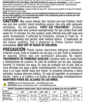 Label of Loctite green penetrating thread locker showing safety information and product details.