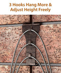 Built Tough Brick Wall Clips For Outdoor Hanging On Siding 20 Pack Fits 2.5 To 2.75 Inch Queen Size Bricks Weatherproof Outdoors Decor