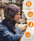 Flame Resistant Balaclava Face Mask For Welding Gear That Lasts Lightweight 5.5oz Cotton Arc Rated Helmet Liner Paisley Print