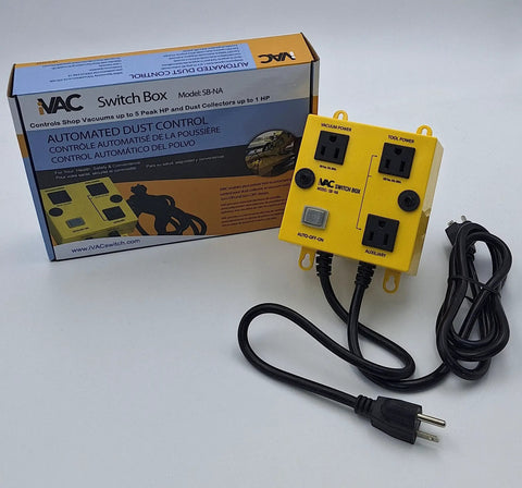 Certified Safe Wall Switch Box Utilizing Legit UL And CSA Ratings For Smooth Auto Off And On Modes Providing Dead Reliable Home Circuit Control And Super Chill Zero Hassle Setup with connectors and label visible.